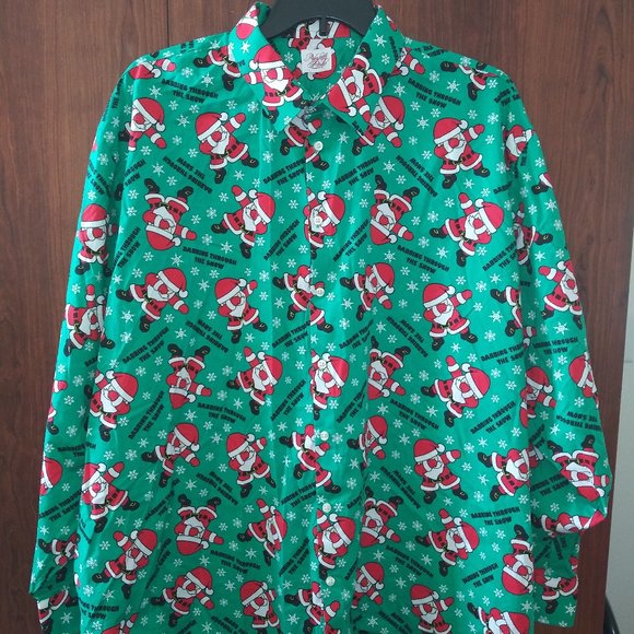 north pole trading co Other - North Pole "Dabbing through the snow" long sleeve Christmas shirt size 3XL